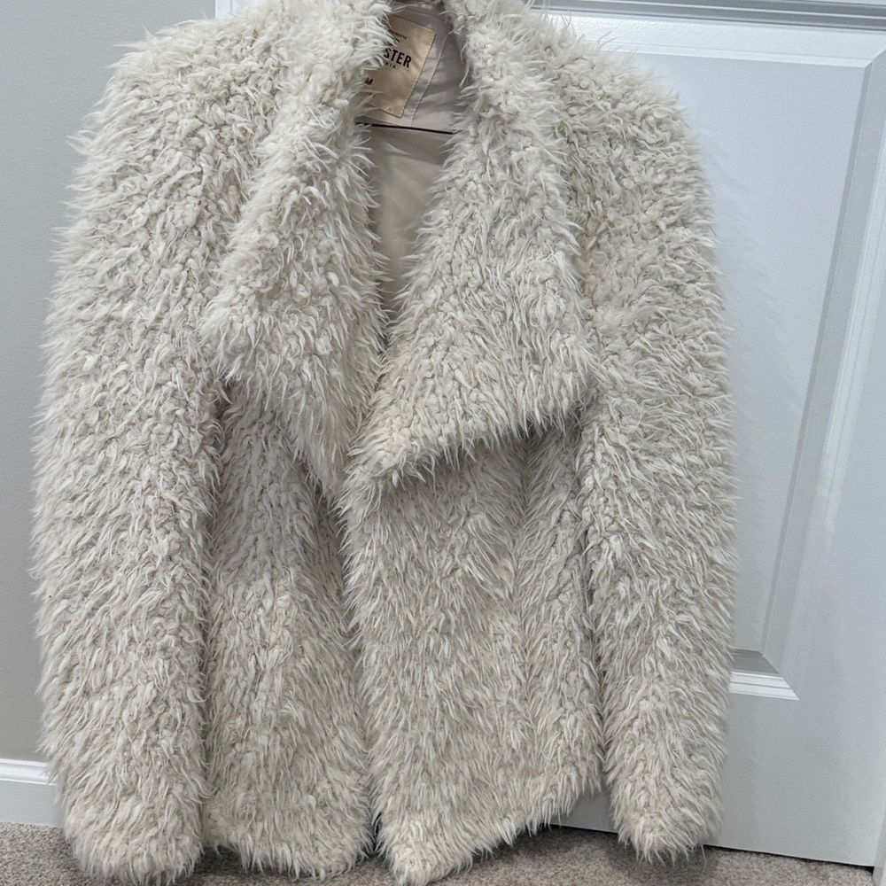 Hollister Cream Teddy Jacket
